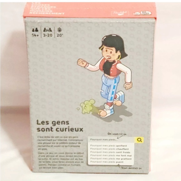 BNIB Sealed "Les choses étranges que les humains recherchent" French Board Game - Picture 2 of 2